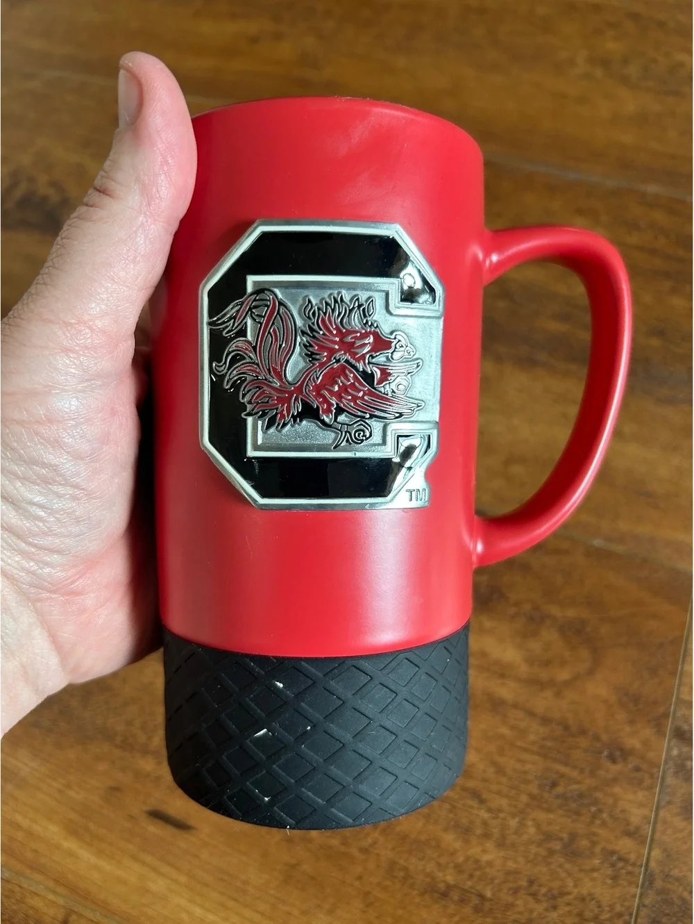 Great American South Carolina Gamecocks Red Ceramic Coffee Mug with Rubber Grip